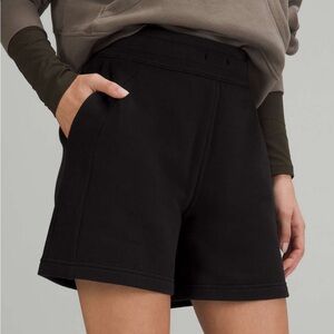 Lululemon Athletica Black High Waist scuba shorts
